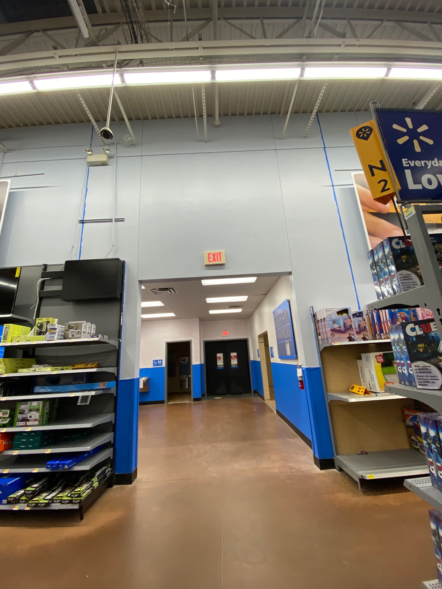 Walmart store interior after rebranding — Minocqua, WI